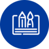 Get Published: Book Editing Icon-Blue